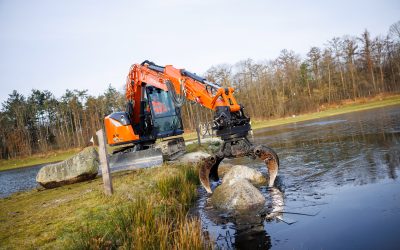 Twee nieuwe Zaxis-7 compacte graafmachines van Hitachi