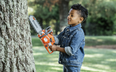 Geef je kind een kettingzaag