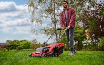 Krachtige accugrasmaaier