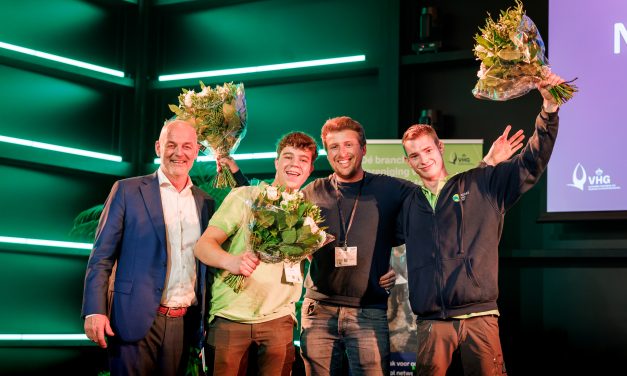 Team Aeres Velp winnaar Nationale Wedstrijd Hovenier 2026